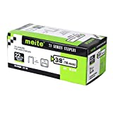 meite 22GA 71 Series or C Crown 3/8-Inch Crown by Leg Length 3/8-Inch Galvanized Fine Wire Staples Upholstery Staples (10000pcs/Box)