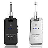 Getaria Wireless Guitar Transmitter Receiver Set 5.8GH Wireless Guitar System 4 Channels for Electric Guitar Cordless Instrument Digital Microphone Wireless Guitar Amplifier Remote Guitar Cable Pickup