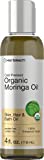 Moringa Oil | 4 fl oz | for Face, Hair, and Skin | 100% Therapeutic Grade | Certified Organic | Paraben Free, Sulfate Free, Non-GMO | By Horbaach