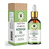 Organic Veda Moringa Oil  USDA Organic Cold-Pressed Edible Grade Virgin Oil Made with Organic Premium Moringa Seed Kernels for Face, Skin, Hair, Nails, Foot, and Body  1.7 fl. oz