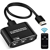 NEWCARE HDMI 2.0b Switch 3 in 1 Out with High Speed 3.9 FT HDMI Cable, 3x1 HDMI Selector Switch with Remote,Support UHD 4K@60Hz Ultra HD 3D 1080P, HDCP 2.2 HDR,18.5Gbps HDMI Switcher