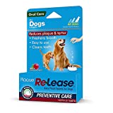 Plaque Re-Lease for Dogs- Maintain Fresh Breath, Teeth Cleaner, Mouth Freshener - Dog Dental Solution - Pet Mouth Health Supplies - Bacteria, Infection and Tooth Plaque Remover - 31 Easy Pinch Tablets