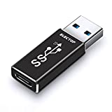 [10Gbps] USB 3.1 GEN 2 Male to Type-C Female Adapter, Support Double Sided 10Gbps Charging & Data Transfer, USB A to USB C 3.1 Converter