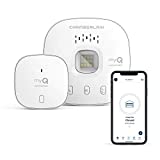 myQ Chamberlain Smart Garage Control - Wireless Garage Hub and Sensor with Wifi & Bluetooth - Smartphone Controlled, myQ-G0401-ES, White