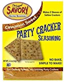 Savory Saltine Seasoning Bundle, 2.2 Ounce, Cinnamon Toast (Sweet), 2 Pack plus 2 Large Double Sealed Zip Lock Bags