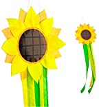 Madrona Brands Sunflower Windsock | Durable Outdoor Hanging Decoration | Yard, Garden, Patio, Home and More | 42-Inch