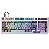 Drop Shift Mechanical Keyboard — Full-Size 1800 Layout (99 Key), Kailh Hotswap Switches, Programmable, Backlit RGB, USB-C, Doubleshot PBT Keycaps, Aluminum, Tactile (Space Gray, Halo True)