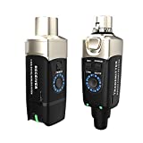 Xvive U3 Plug-on Microphone Wireless System Wireless XLR for Dynamic Microphone Audio Mixer, PA System and DSLR Camera