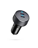 Anker USB C Car Charger, 36W 2-Port PowerIQ 3.0 Type C Car Adapter, PowerDrive III Duo with Power Delivery for iPhone12/12 Pro / 11/11 Pro /11 Pro Max/XR/Xs/Max/X, Galaxy, Pixel, iPad Pro and More