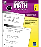 Singapore Math Challenge Workbook—Grades 3-5 Math Book, Tricks for Adding, Subtracting, Multiplying, Dividing Numbers, Using Patterns, Working Backward (352 pgs)
