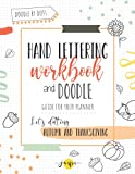 Doodle by Dots: Hand Lettering Workbook and Doodle Guide for Your Planner: Let's Dotting! Autumn and Thanksgiving