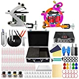 Wormhole Tattoo Kit with Case Complete Tattoo Gun Kit for Beginners with 2 Pro Tattoo Machine Kit Tattoo Power 4 Tattoo Ink 50 Tattoo Needles Tattoo Supplies for Tattoo Artists TK092