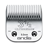 Andis 64089 UltraEdge Carbon-Infused Steel Clipper Blade, Size 3-1/2, 3/8-Inch Cut Length