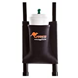 Luggaroo Kup Kaddy - Hands Free Cup Holder for Carry On Luggage - Premium Travel Accessory for Air Travelers - Securely Transport Coffee To Go Cups, Plastic or Glass Bottles, Cans, Snacks, Smartphones, Boarding Passes, Magazines, Newspapers, You Name It! Stows Flat for Quick Easy Storage.