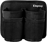 Eloptop Luggage Travel Cup Holder Travel Beverage Caddy Travelers/Suitcase Accessories Beverage Caddy for Suitcase Gifts for Travelers for All Suitcase Handles (Black)