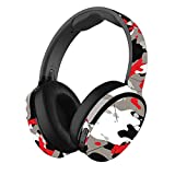 MightySkins Skin Compatible with Skullcandy Hesh 3 Wireless Headphones - Red Camo | Protective, Durable, and Unique Vinyl Decal wrap Cover | Easy to Apply, Remove, and Change Styles | Made in The USA