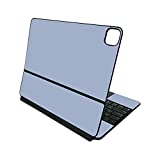 MightySkins Skin Compatible with Apple Magic Keyboard for iPad Pro 12.9" (5th Generation) - Solid Gray | Protective, Durable, and Unique Vinyl Decal wrap Cover | Easy to Apply | Made in The USA