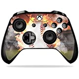 MightySkins Skin Compatible with Microsoft Xbox One X Controller - Fastball | Protective, Durable, and Unique Vinyl Decal wrap Cover | Easy to Apply, Remove, and Change Styles | Made in The USA