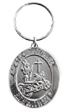 St. Christopher Ride with Me Motorcycle Medal Keychain BH010