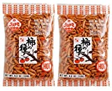 Japanese Traditional Rice Crackers : Nori Maki Arare/ Kaki No Tane 2packs (Kaki No Tane Hot)