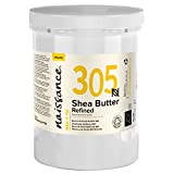 naissance Organic Refined African Raw White Shea Butter 32oz (2 lbs) - Pure & Natural, Unscented, Vegan - Moisturizing for Hair and Skin - Ideal for DIY Beauty Recipes