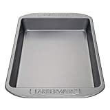 Farberware Nonstick Bakeware Baking Pan / Nonstick Cake Pan, Rectangle - 9 Inch x 13 Inch, Gray