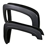 Spec-D Tuning 4PC Front + Rear Factory Style Black Fender Flares Compatible with Chevy Silverado 1500 2500Hd 3500Hd 2007-2013