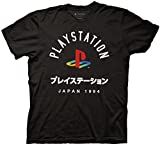 Ripple Junction Playstation Adult Unisex Japan 1994 Light Weight 100% Cotton Crew T-Shirt MD Black