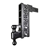 Gen•Y Drop Hitch 2.5" Receiver Class V 32K Towing Hitch, Combo Includes Dual Hitch Ball, Pintle Lock & Two 3/4" Hitch pins (12" Drop 2.5" Receiver)