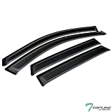 TLAPS Smoke Window Visors Deflector Vent Shade Guard 4 Pieces For 03-08 Toyota Matrix