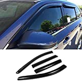 VIOJI 4pcs Compatible with 2009-2010 Pontiac Vibe 2009-2013 Toyota Matrix Smoke Deflector Sun Rain Guard Vent Shade Window Visors