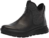 ECCO womens Exostrike Chelsea Gore-tex Ankle Boot, Black, 7-7.5 US