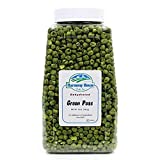 Harmony House Foods Dried Peas, whole (16 oz, Quart Size Jar) for Cooking, Camping, Emergency Supply, and More