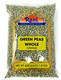 Rani Green Peas Whole, Dried (Marrowfat Peas, Vatana, Matar) 4lbs (64oz) ~ Used to make Mushy Peas | All Natural | Vegan | Gluten Friendly | Product of USA