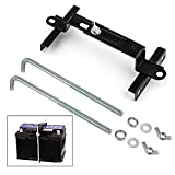 Adjustable Battery Hold Down, Universal Battery Adjustable Crossbar with L Bolt Battery Hold Down Holder for Car SUV (Bolt Length 27cm/10.63inches)