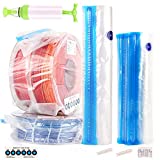 AMOLEN 3D Printer Filament Storage Bag Vacuum with Two Sizes - 45 PCS Spool Storage Sealing 12 Bags Dust Proof Humidity Resistant for Keeping Filament Dry