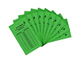 Eye Wash Station Inspection Tags- [25 Pack] 5" X 2.75" 4-Year Monthly Inspection Record [2021-2024] Premium Vinyl Tags for Inspection of Safety Shower or Eye Wash Station OSHA Approved. UV/Waterproof