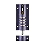 Squire Combi Bolt Door Lock (COMBI4) - 4 Wheel Combination Locking Bolt - Weatherproof Die Cast Body - Tamper Proof Slide Bolt - High Security Gate Lock for Home & Garages (Navy Blue, 120 mm)