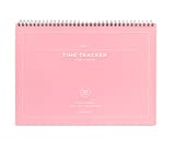 PAPERIAN Believe TIME Tracker - A4 Size Wirebound Undated Study Planner/to do List/Scheduler (Pink)