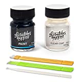 ScratchesHappen Exact-Match Touch Up Paint Kit Compatible with Nissan Brilliant Silver/Silver Alloy/Silver Ice Metallic (K23) - Bottle, Essential