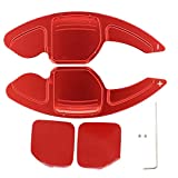 NewYall Set of 2 Red Steering Wheel Shifter Shift Paddle Blade Extension Trim