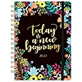 2022 Planner Agenda- Jan. 2022 - Dec. 2022 Weekly & Monthly Planner With Tab, 6.4" x 8.5", Back Pocket, Elastic Closure, Improving Your Time Management Skill