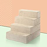 Zinus 4 Step Comfort Pet Stairs/Pet Ramp/Pet Ladder, Extra Large