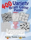 Variety Brain Game Puzzle Book, Volume 2: 400 Puzzles