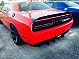 Rear Diffuser 4 Fins V3 Compatible with Dodge Challenger 2015-2021