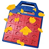 Winning Fingers Shape Toy Puzzle Game – Pop Up Board Game with Shape Puzzles - Great Educational Toy Geared for Kids Ages 3+ - Concentration Game