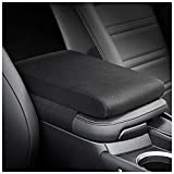 Timorn Car Center Console Cover: Memory Foam Armrest Cushion & Arm Rest Protector & Middle Organizer Black Elbow Pillow & Seat Central Box Lid Pad & Universal Interior Accessory for Truck | Auto | SUV
