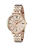 Fossil Women's Jacqueline Quartz Stainless Three-Hand Watch, Color: Rose Gold (Model: ES3435)