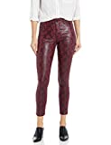 Sanctuary Women's Social Standard High Rise Skinny Ankle, Cobra Garnet Print, 27