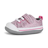 See Kai Run, Stevie II First Walker Sneakers for Infants, Pink Glitter, 4 M Infant